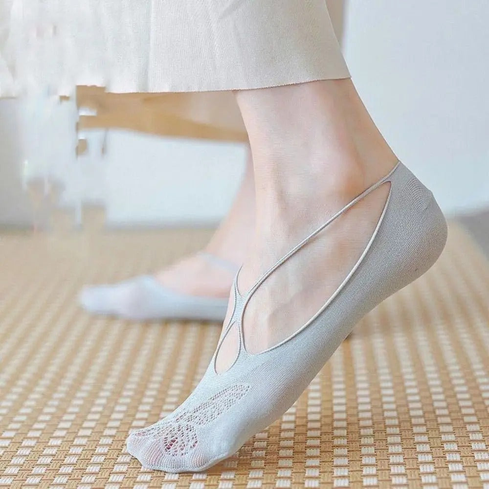 Breathable Mesh Socks With 4-Way Stretch