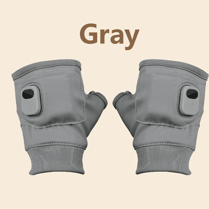 Smart Thermostatic Heated Flip-Top Fingerless Gloves