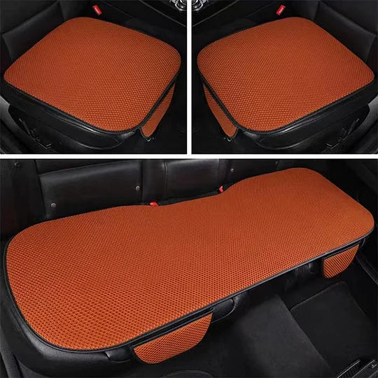 Ice Silk Cooling Car Seat Cushion Set