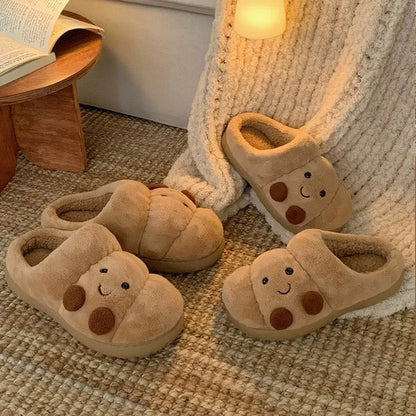 Cosy Memory Foam Plush Slip-On Slippers
