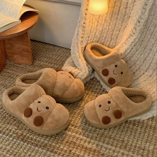 Cosy Memory Foam Plush Slip-On Slippers