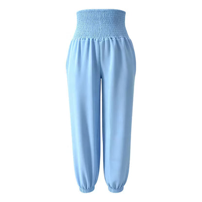 Women's Gathered Waist Balloon Trousers