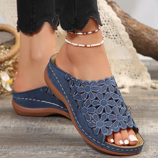 Women’s Breathable Open Toe Arch Support Slippers