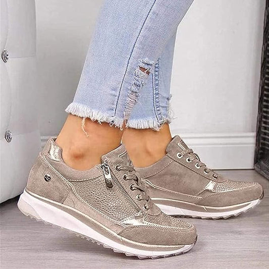Women’s Zip-Up Supportive Comfort Trainers