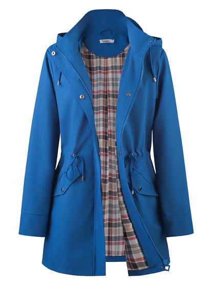 Chic Waterproof Women's Rain Jacket