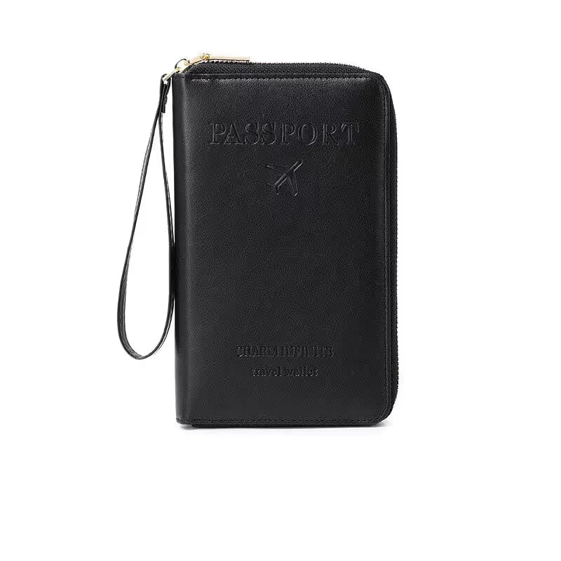 Multi Compartment Travel Passport Wallet