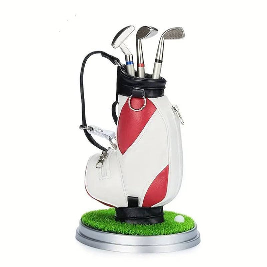 Golf-Themed Pen Holder Set