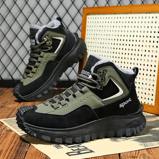Men’s Heavy-Duty Waterproof Orthopaedic Hiking & Work Boots