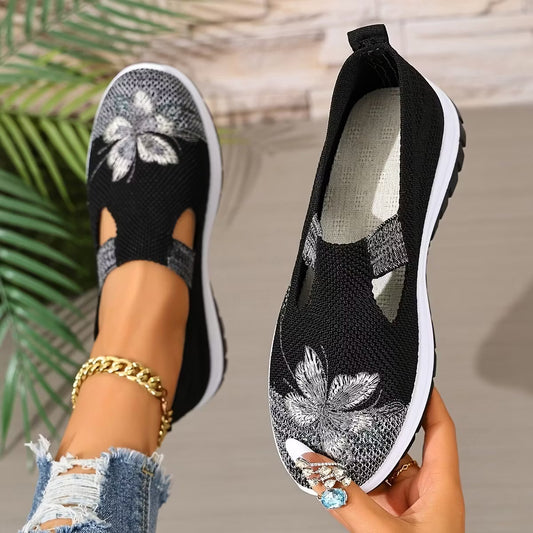 Women's Floral Slip-On Shoes