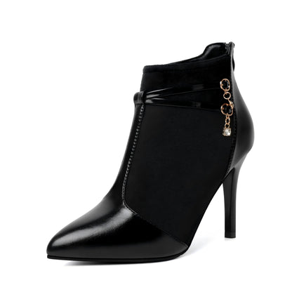 Women’s Pointed-Toe High-Heel Ankle Boots