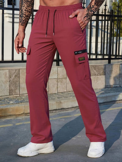Men’s Relaxed Fit Multi Pocket Cargo Trousers