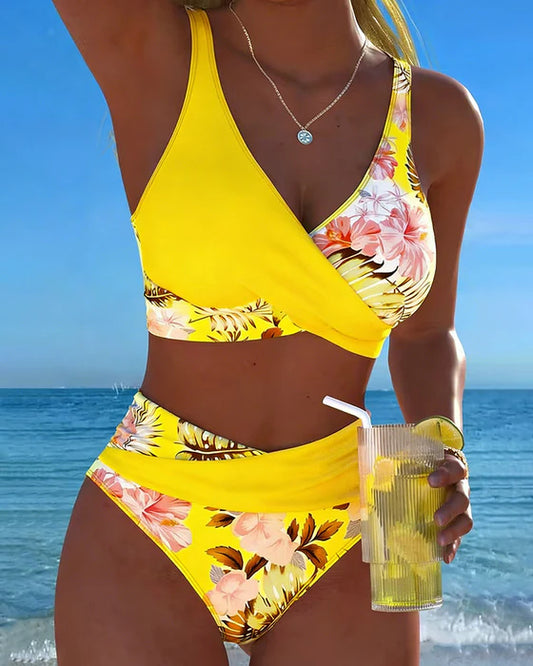 Women’s Isla Bloom Contrast Bikini Set