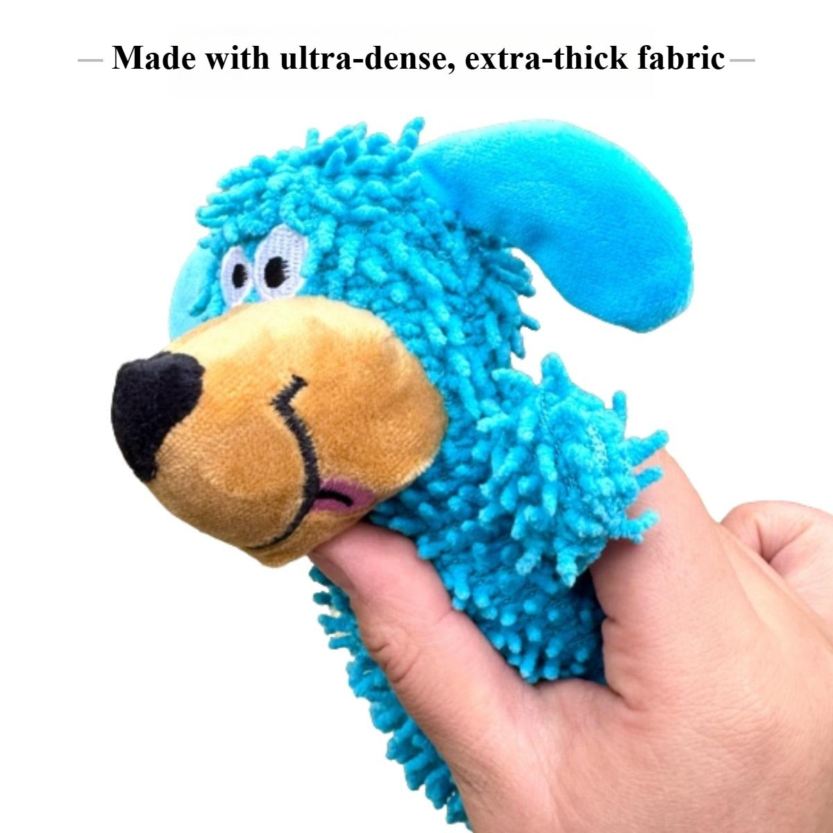 Chenille Noodle Squeaky Dog Plush Toy