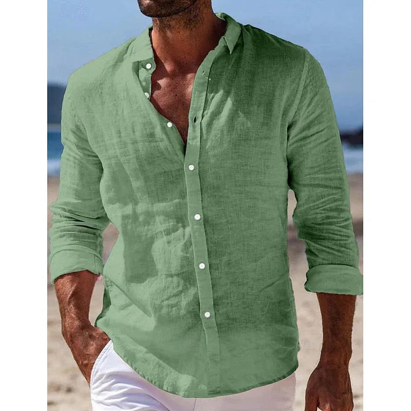 Men’s Lightweight Button-Front Shirt