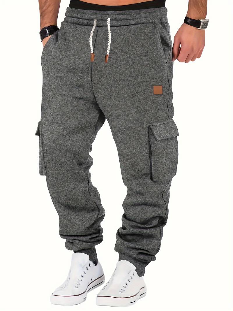 Men’s Classic Tapered Joggers with Drawstring Waist