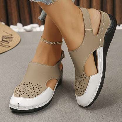 Women's Cut-Out Slingback Sandals