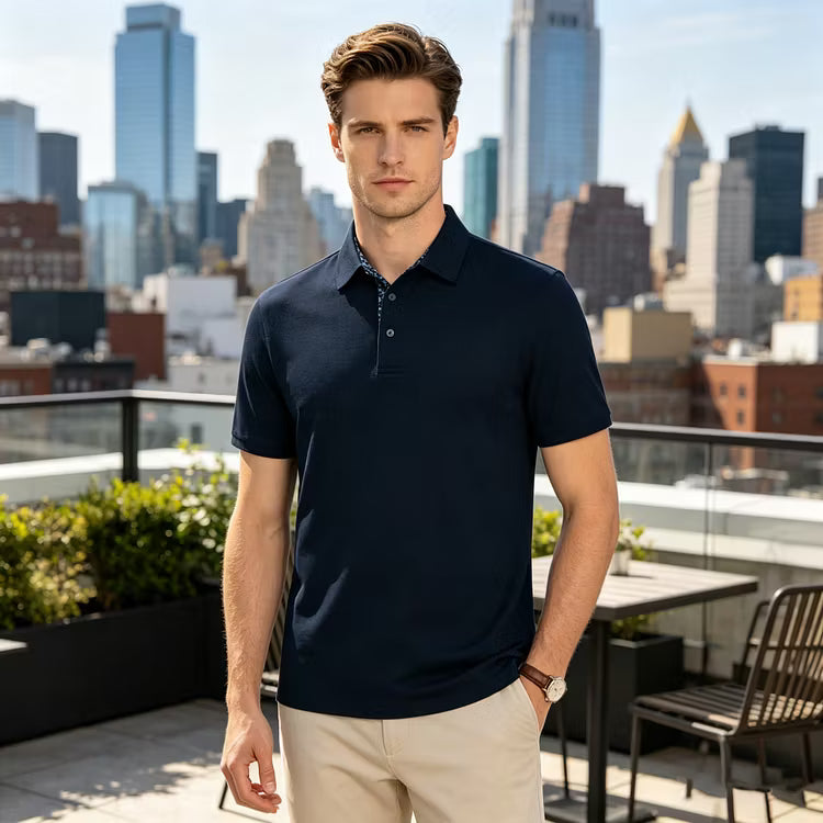 3-Pack Men’s Stretch Polo Shirts