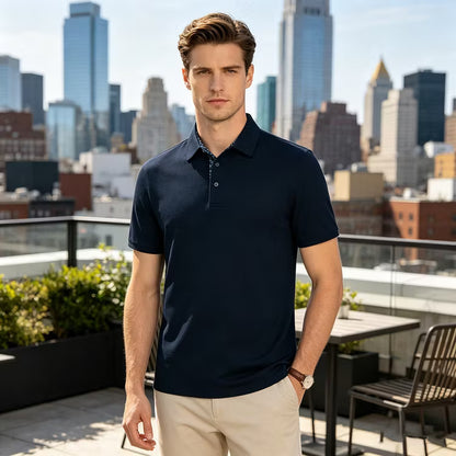 3-Pack Men’s Stretch Polo Shirts