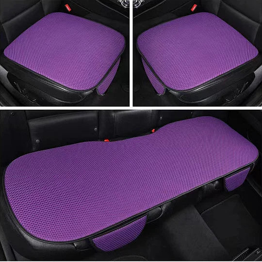Ice Silk Cooling Car Seat Cushion Set