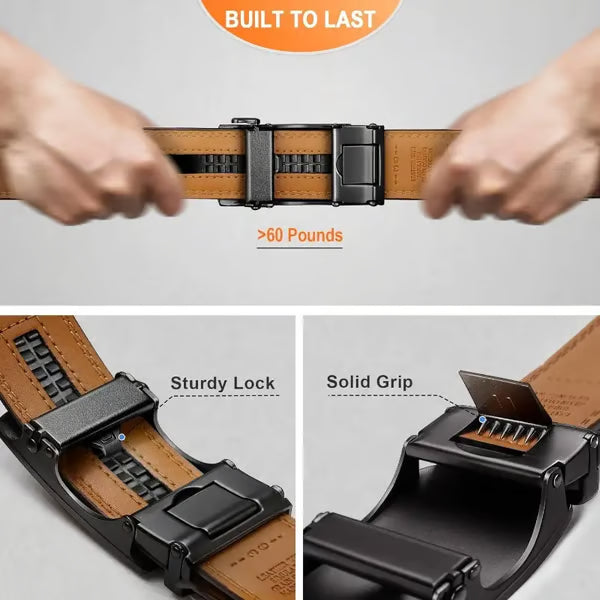 Men's Adjustable Ratchet Buckle Belt