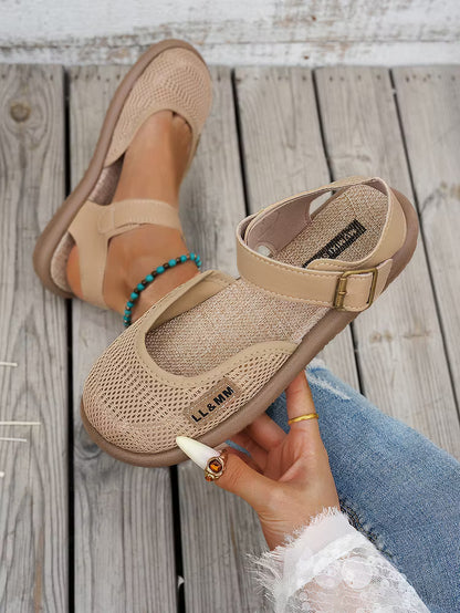 Women's Mesh Ankle-Strap Walking Sandals