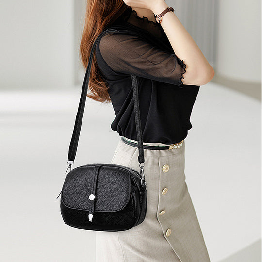 Women’s Lightweight Minimal Solid Crossbody Bag