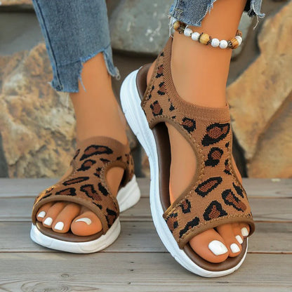 Women’s Knit Open-Toe Sandals