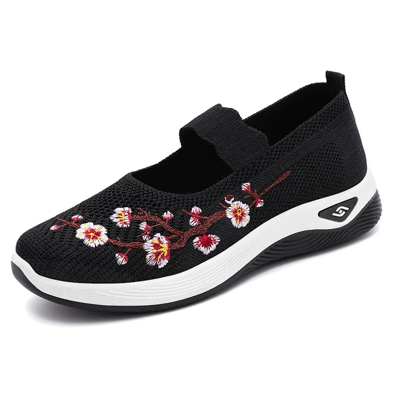 Middle-aged and elderly comfortable and breathable non-slip shoes