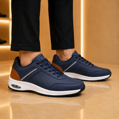 Men’s Contrast Panel Casual Trainers