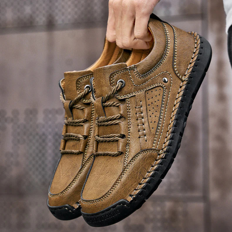 Men’s Handcrafted Leather-Look Comfort Shoes