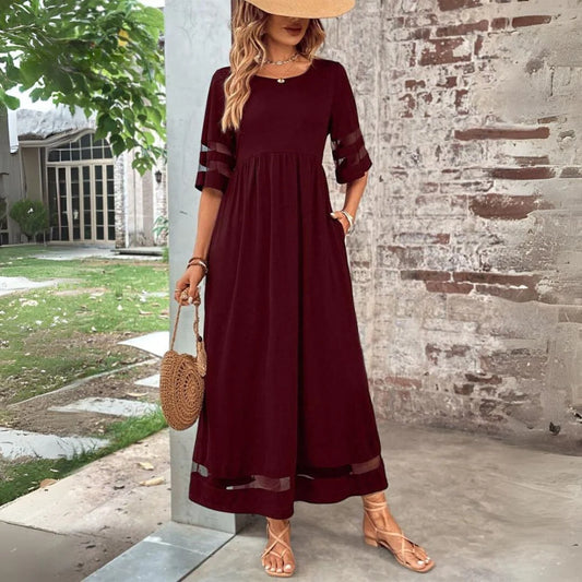 Women's Empire-Waist Midi Dress