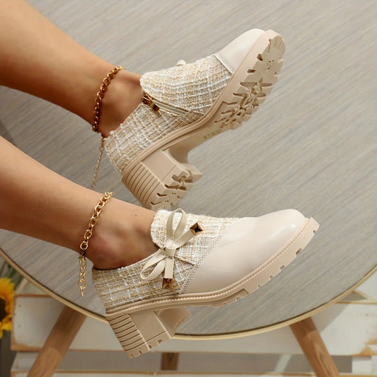 Autumn Fashion Spring Small Leather-Look Moccasins Shoes