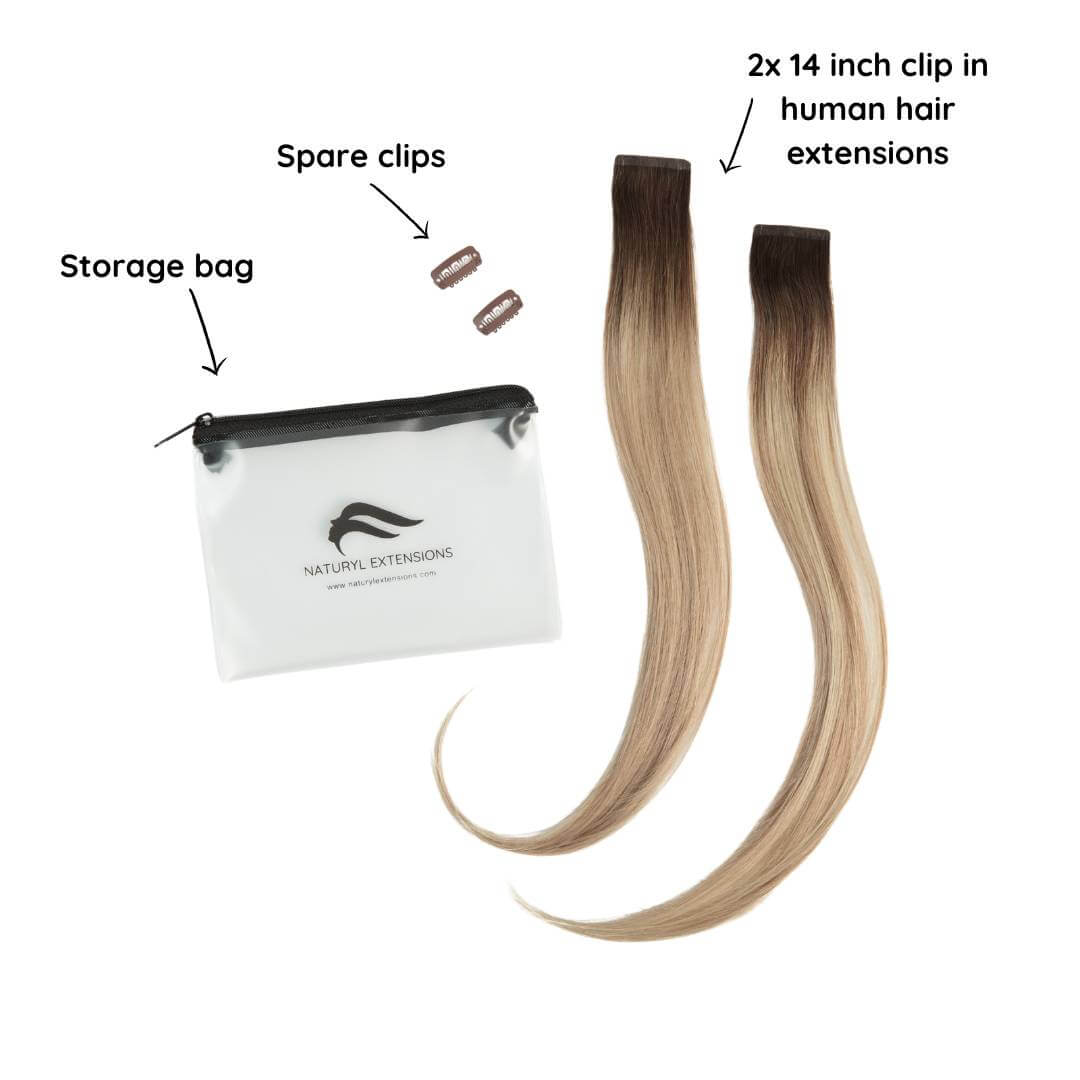 Women’s Face-Framing Human Hair Clip-In Layers