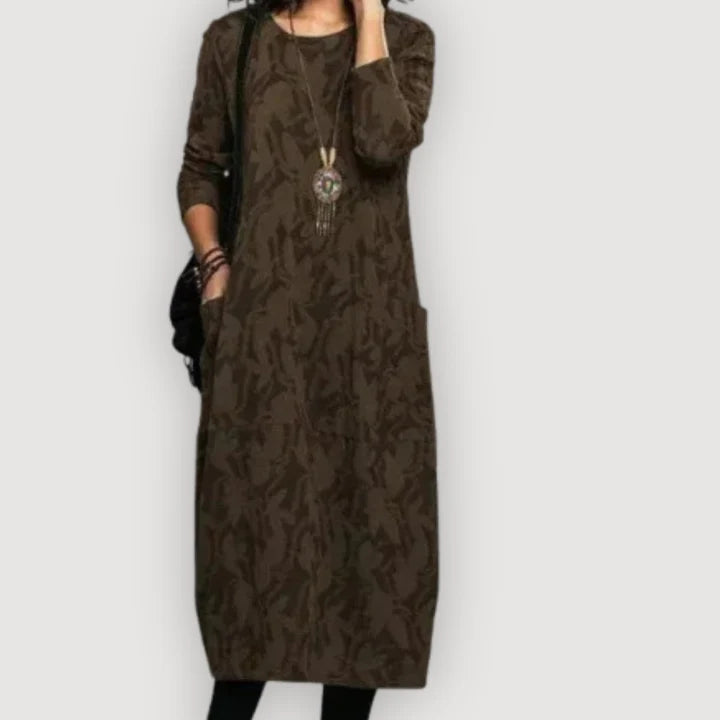 Women’s Relaxed Soft-Feel Pocket Day Dress