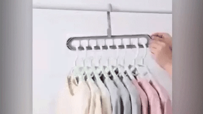 9-in-1 Space-Saving Multi-Position Wardrobe Hanger