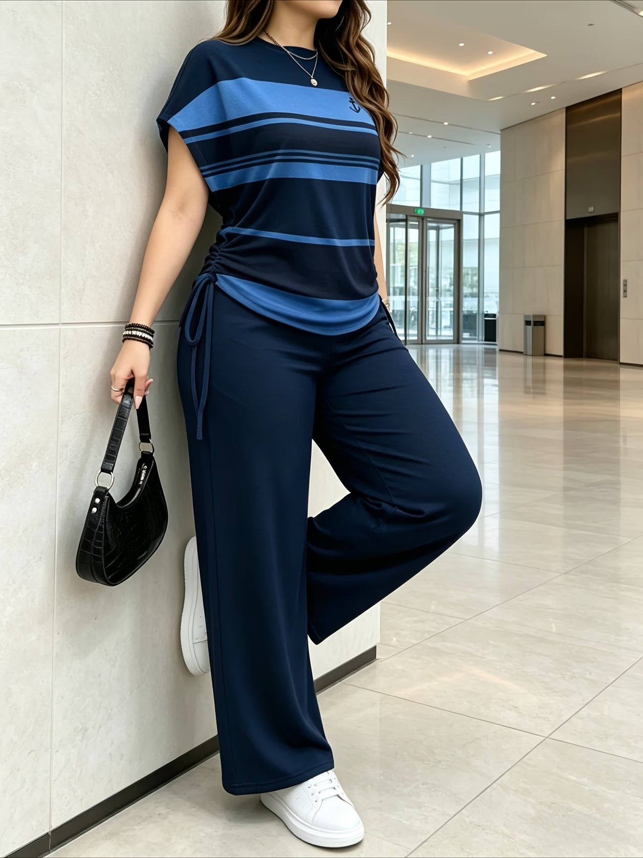 Women's Bow-Detail Two-Piece Set