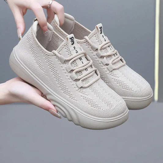New soft-soled knitted women's shoes
