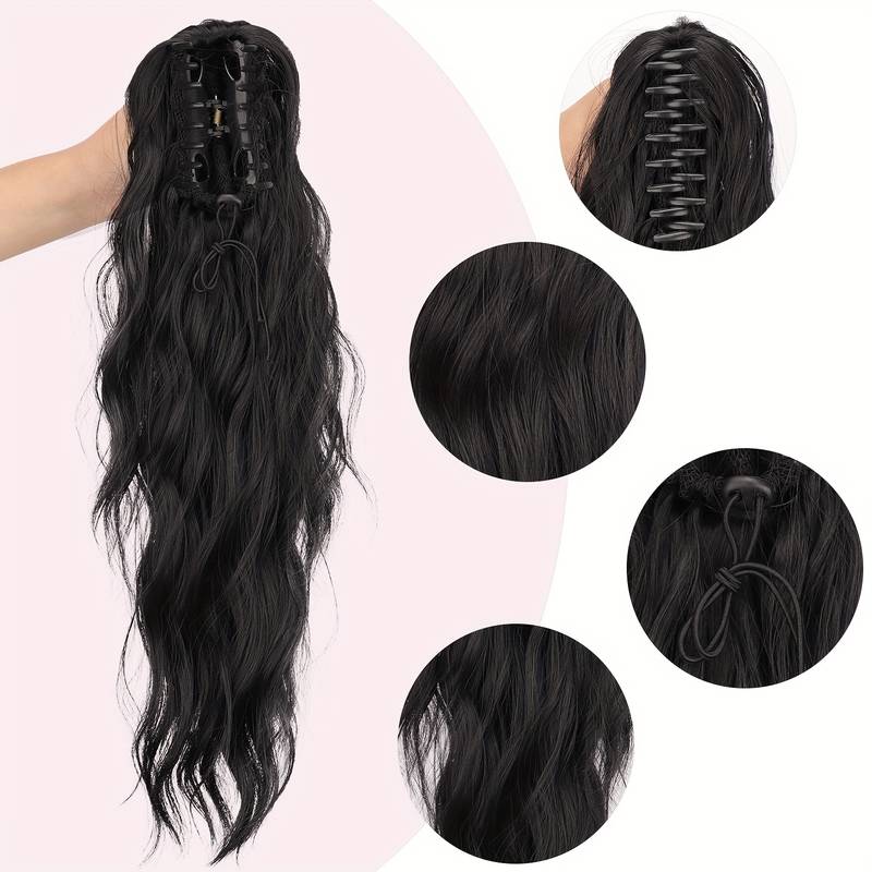 Women’s Water Wave Clip-In Ponytail Extension