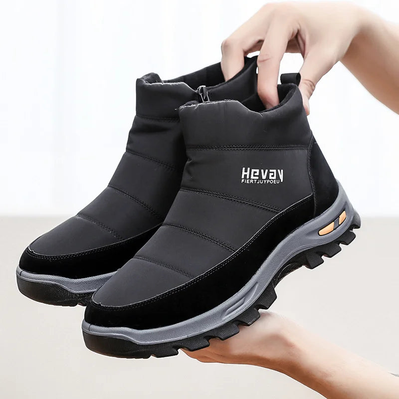 Men's Arch Support Wide Toe Snow Boots