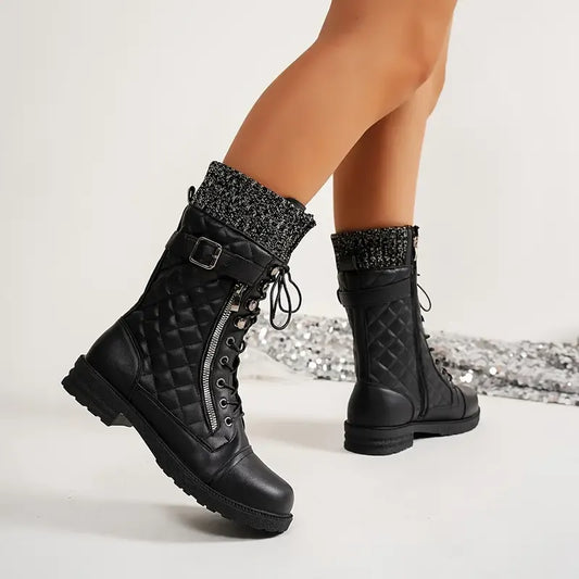 Women’s Comfortable Non-Slip Ankle Boots with Side Zipper