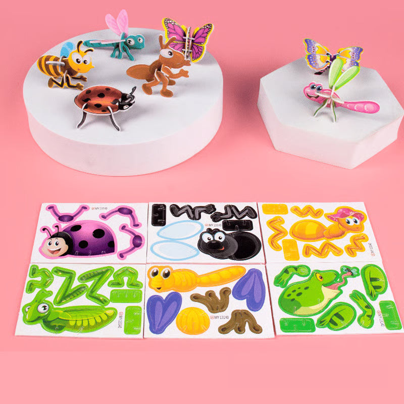 25-Piece 3D Insect Puzzle Set