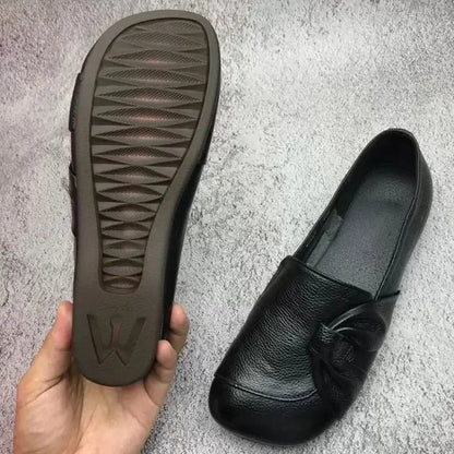 Women's Leather-Look Soft-Soled Non-Slip Shoes