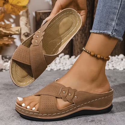 Women’s Slip-On Wedge Sandals