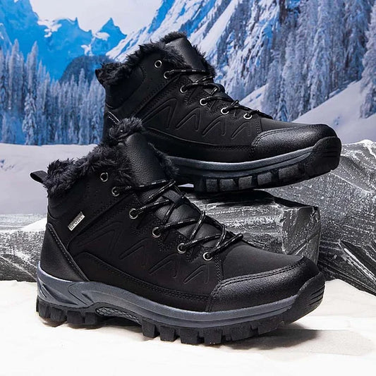 Men’s Waterproof Wide-Toe Hiking Work Boots