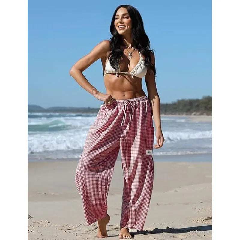 Women’s Striped Wide-Leg Trousers