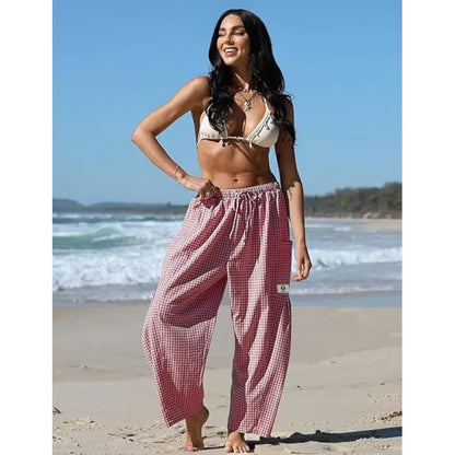 Women’s Striped Wide-Leg Trousers