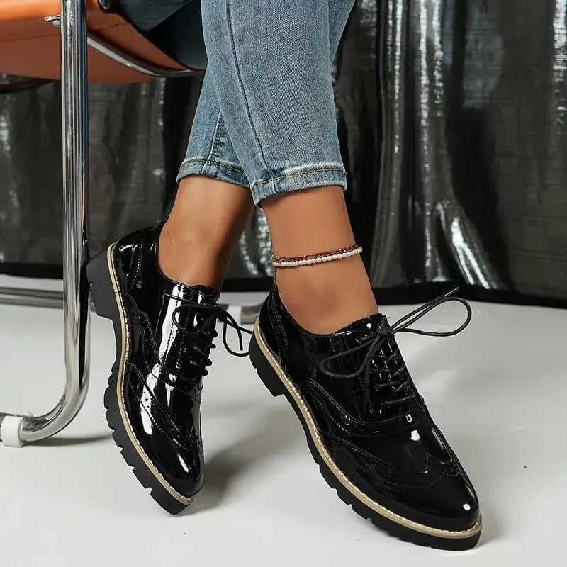 Women’s Comfort Leather-Look Shoes