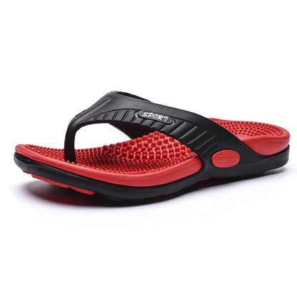 Men’s Textured Footbed Flip-Flops