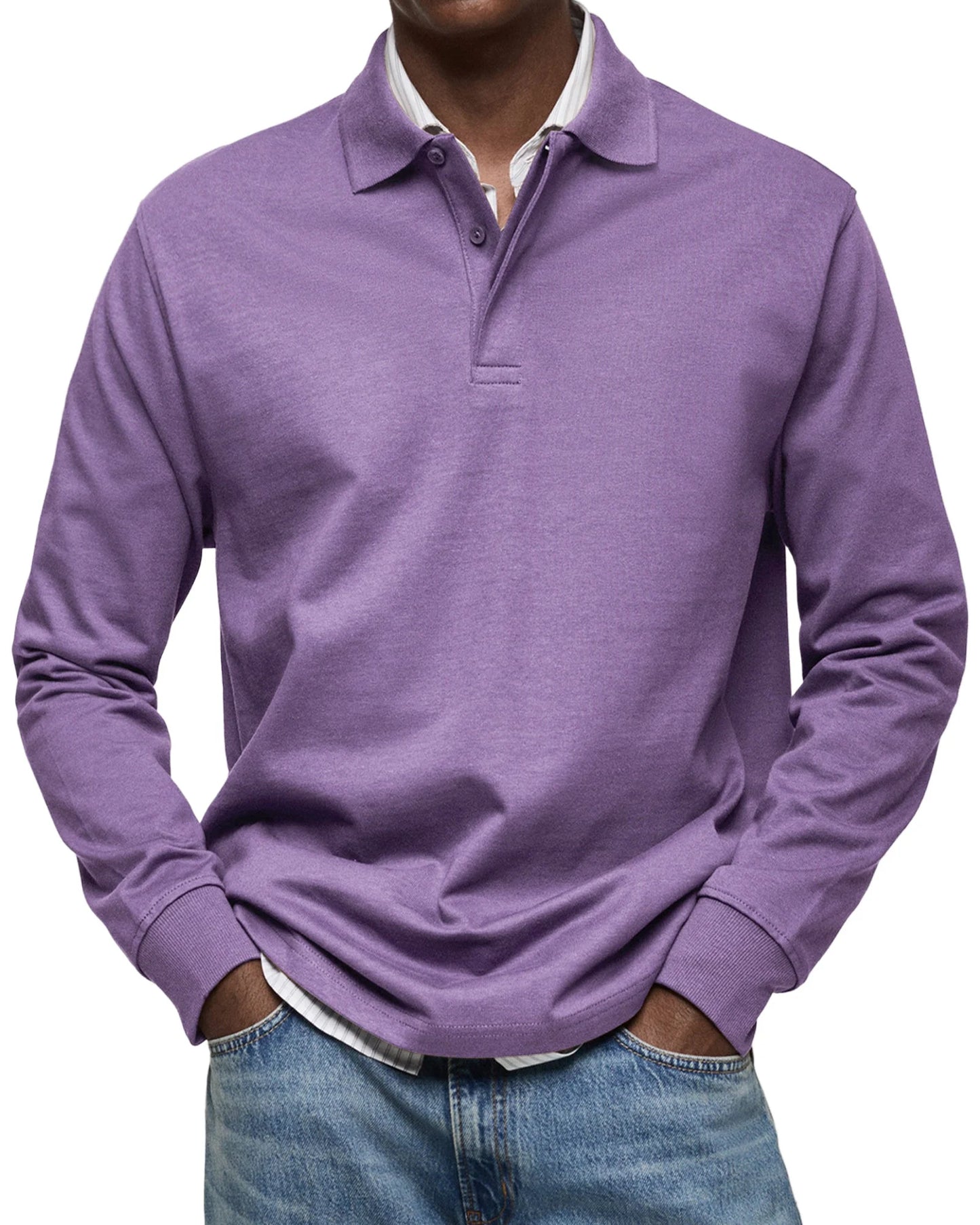 Men’s Harrington Long Sleeve Polo