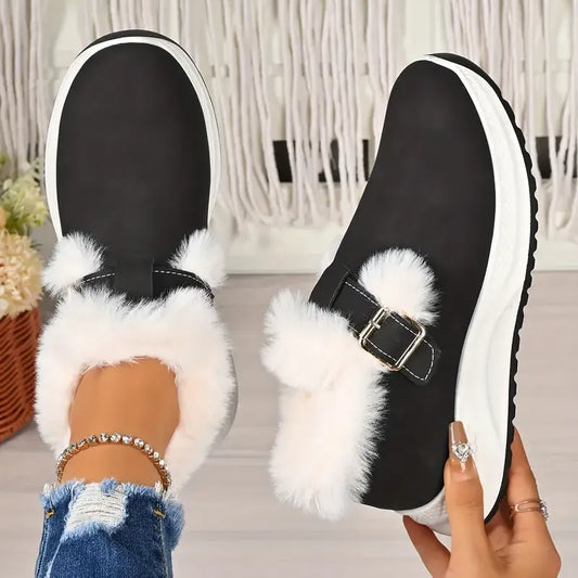 Women’s Waterproof Plush Winter Snow Shoes